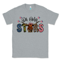 Heather Grey oh my stars Classic Tee - CowhideDigitalArt