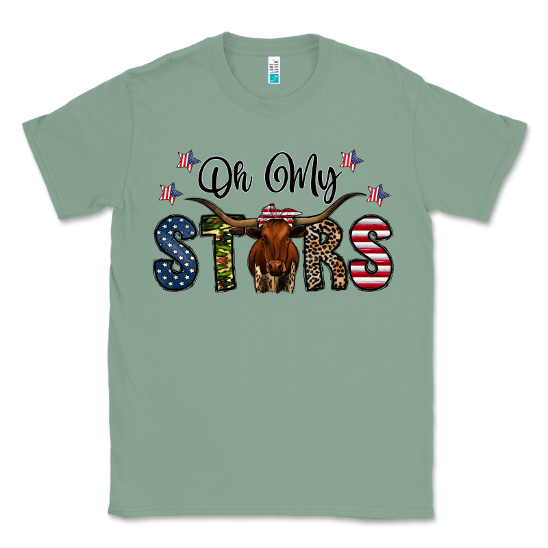 Oh My Stars Classic Tee by CowhideDigitalArt | Teevron