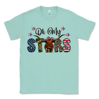 Seafoam oh my stars Classic Tee - CowhideDigitalArt