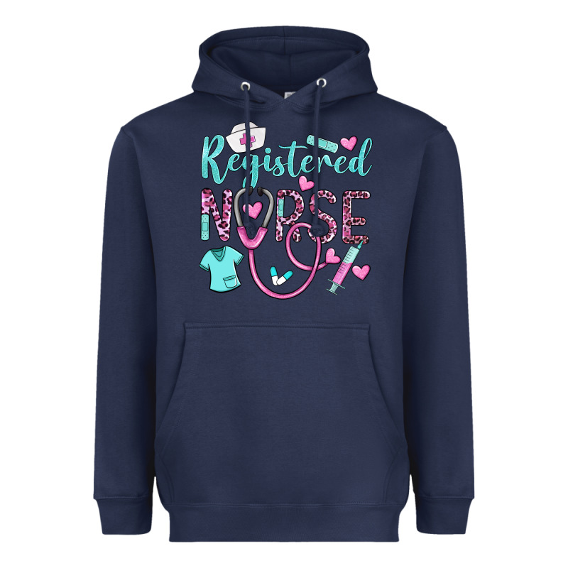 Registered Nurse Rn Heavyweight Hoodie by BarkalooDesign | Teevron