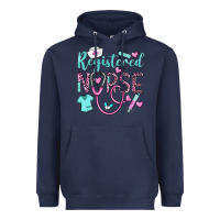 Navy registered nurse rn Heavyweight Hoodie - BarkalooDesign
