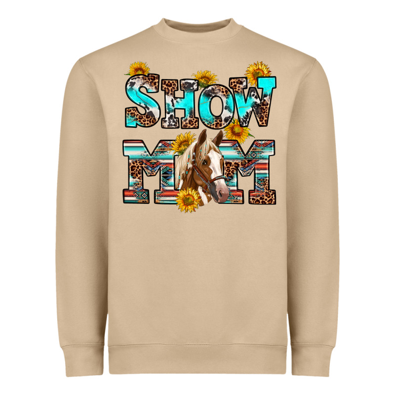 Show Mom Horse Heavyweight Sweatshirt by RanaPortraitStore | Teevron