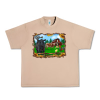 Burro western barnyard black angus cattle longhorn rooster and chicks Urban Heavy Tee - RanaPortraitStore
