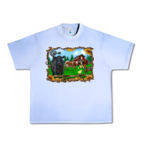 Grape Ice western barnyard black angus cattle longhorn rooster and chicks Urban Heavy Tee - RanaPortraitStore