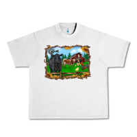 Lunar Rock western barnyard black angus cattle longhorn rooster and chicks Urban Heavy Tee - RanaPortraitStore