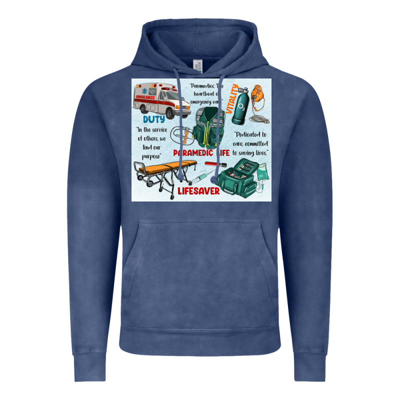 Paramedic Life Vintage Hoodie by MaliasSmallBusiness | Teevron