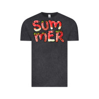 Vintage Black summer watermelon and strawberry Vintage Tee - BarkalooDesign