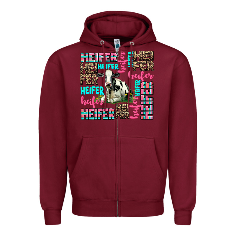 Heifer Zipper Hoodie by AdoDesignShop | Teevron