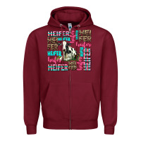 Burgundy heifer Zipper Hoodie - AdoDesignShop
