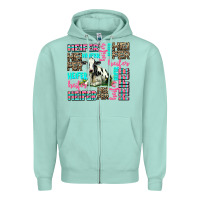 Seafoam heifer Zipper Hoodie - AdoDesignShop