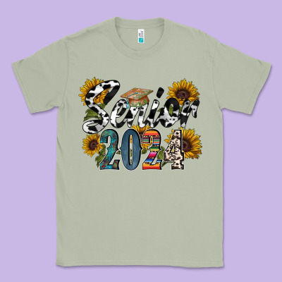 Senior 2024 Classic Tee Designed By Racoondesign