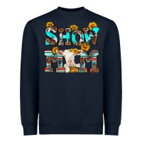 Navy show mom goat Heavyweight Sweatshirt - RanaPortraitStore