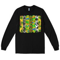 Black St. Patrick's Day brushstrokes Long Sleeve Tee - Neo Western