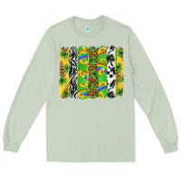 Matcha St. Patrick's Day brushstrokes Long Sleeve Tee - Neo Western