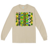 Mushroom St. Patrick's Day brushstrokes Long Sleeve Tee - Neo Western