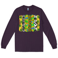 Plum St. Patrick's Day brushstrokes Long Sleeve Tee - Neo Western