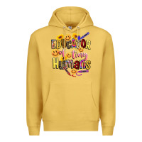 Antique Gold educator of tiny humans Premium Hoodie - NancyCooperArtShop