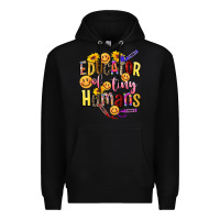 Black educator of tiny humans Premium Hoodie - NancyCooperArtShop