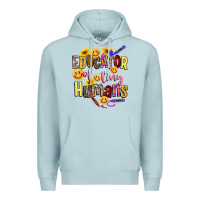Blue Mist educator of tiny humans Premium Hoodie - NancyCooperArtShop