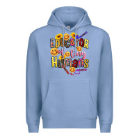 Colony Blue educator of tiny humans Premium Hoodie - NancyCooperArtShop
