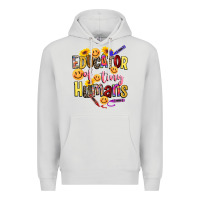 Dove Grey educator of tiny humans Premium Hoodie - NancyCooperArtShop