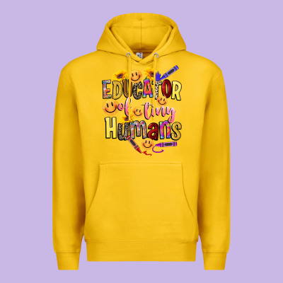 Educator Of Tiny Humans Premium Hoodie Designed By Nancycooperartshop