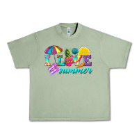 Oil Green i love summer Urban Heavy Tee - texasbilliewilder
