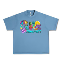 Pebble Blue i love summer Urban Heavy Tee - texasbilliewilder