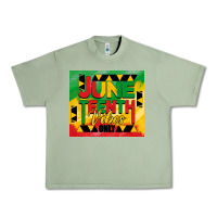 Oil Green juneteenth vibes only tumbler Urban Heavy Tee - BarkalooDesign