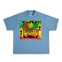 Pebble Blue juneteenth vibes only tumbler Urban Heavy Tee - BarkalooDesign