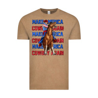 Vintage Coffee make america cowboy again Vintage Tee - texasbilliewilder