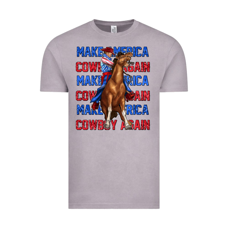 Make America Cowboy Again Vintage Tee by texasbilliewilder | Teevron