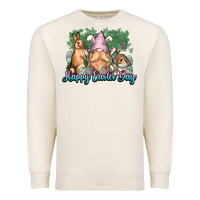 Sandshell Gnome Bunny Happy Eater Day Premium Sweatshirt - NancyCooperArtShop
