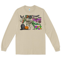 Mushroom spooky saurus rex Long Sleeve Tee - CowhideDigitalArt