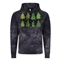 Cloud Black checkered trees Vintage Hoodie - MaliasSmallBusiness