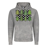 Cloud Rock checkered trees Vintage Hoodie - MaliasSmallBusiness