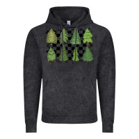 Vintage Arctic checkered trees Vintage Hoodie - MaliasSmallBusiness