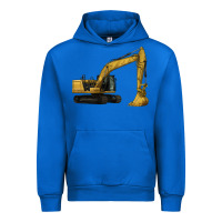 Cobalt Excavator Urban Hoodie - LillyAllenDesigns