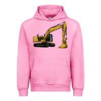 Fuchsia Pink Excavator Urban Hoodie - LillyAllenDesigns