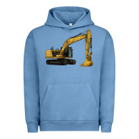Pigment Pebble Blue Excavator Urban Hoodie - LillyAllenDesigns