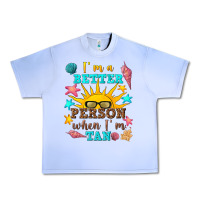 Grape Ice i m a better person when i m tan Urban Heavy Tee - texasbilliewilder