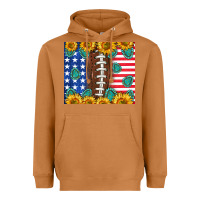 Meerkat American football and america Heavyweight Hoodie - NancyCooperArtShop