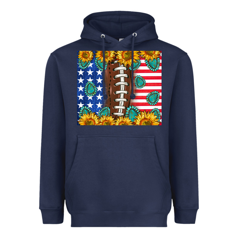 American Football And America Heavyweight Hoodie by NancyCooperArtShop | Teevron