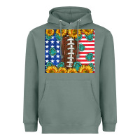 Sage American football and america Heavyweight Hoodie - NancyCooperArtShop