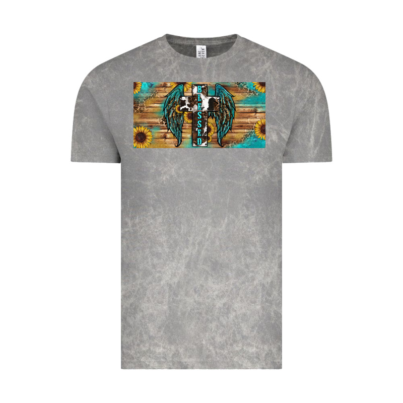Blessed Cros Sunflowers Vintage Tee by RanaPortraitStore | Teevron