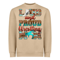 Mushroom loud and proud wrestling mom Heavyweight Sweatshirt - RanaPortraitStore
