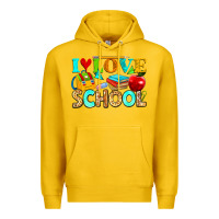 Lemon i love school Premium Hoodie - NancyCooperArtShop
