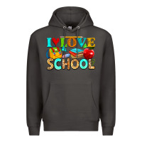 Smoke i love school Premium Hoodie - NancyCooperArtShop