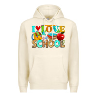 Tofu i love school Premium Hoodie - NancyCooperArtShop