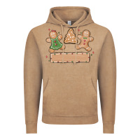 Vintage Coffee gingerbread christmas Vintage Hoodie - MaliasSmallBusiness